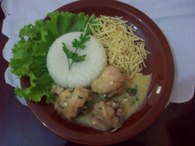 Frango com molho agridoce