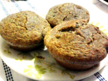 Muffins de azeitona e cebola