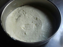 Mousse de leite em pó