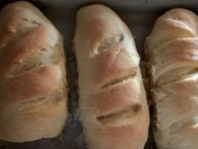 Pão caseiro crocante