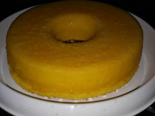 Bolo cremoso de laranja