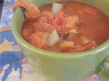 Moqueca de camarão