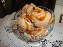 Sorvete de ameixa preta