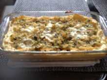Torta de batata com bacalhau