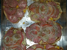 Pizza de pão francês