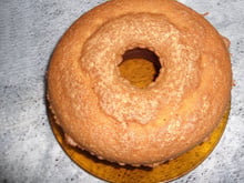 Bolo de refrigerante de laranja