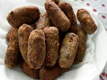 Croquete de sobras de churrasco