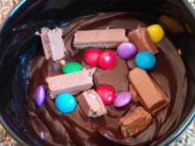 Bolo de caneca com danete