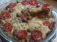 Torta de liquidificador com carne moída