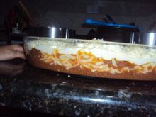 Macarrão em camadas