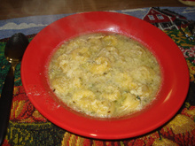 Sopa de Capeletti