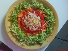 Salada crocante