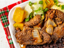 Bife de panela de pressão