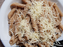 Penne com shitake