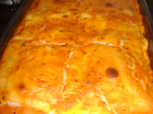 Lasanha de pão de forma