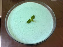 Mousse azul