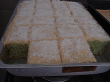 Bolo verde (limão com coco)