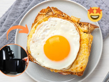 Pão de forma com ovo na airfryer é a receita simples e certeira pro lanche ou café da manhã