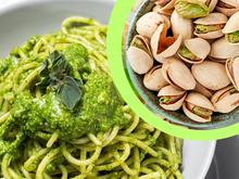 Pesto de pistache é o molho surpreendente para um delicioso almoço em família