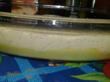 Mousse de abacate com maracujá