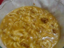Sopa de carne moída