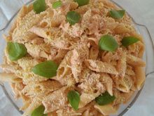 Penne com atum