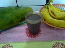 Vitamina energética de açaí