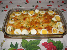Peixe gratinado