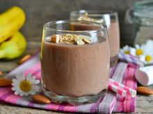 Vitamina de banana e cacau com leite de aveia: como fazer