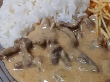Strogonoff sem creme de leite