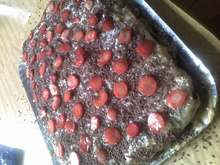 Bolo de Bombom com Morango