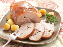 Vitela assada ao vinho