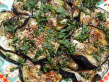Salada de berinjela vegana