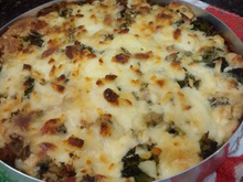 Torta de escarola light