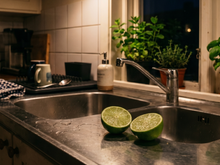 Deixe meio limão na cozinha à noite e descubra um truque caseiro incrível do TudoGostoso