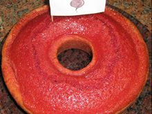 Bolo nutritivo de cenoura com beterraba