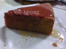 Bolo de beterraba e cenoura