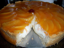 Torta de pêssego