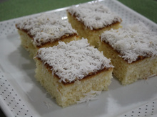 Bolo de coco prático