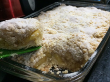 Torta de maçã crocante