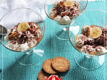 Sobremesa de banana, aveia e mel da ABIMAPI