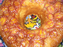 Bolo de banana caramelizado