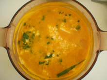 Sopa (creme) de abóbora