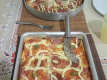 Pizza grossa italiana