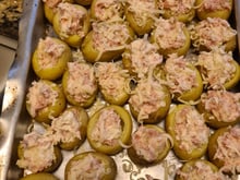 Batatas recheadas (mini batatas)