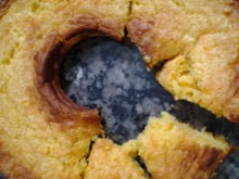 Bolo molhado de milho