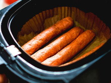 Linguiça na airfryer