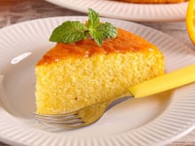 Bolo de laranja de micro-ondas sem glúten e sem lactose