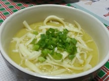 Creme de batatas ao curry