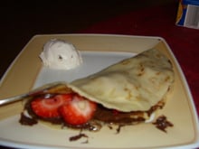 Panqueca doce ou crepe francês